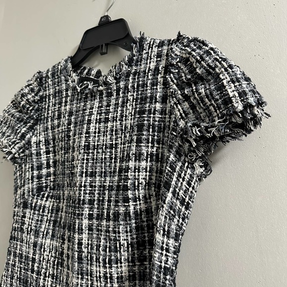 kate spade NY Women’s Flutter Sleeve Tweed Shift Dress, B… - Picture 4 of 10